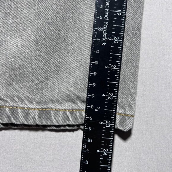 We The Free Lucky You Mid Rise Barrel Jeans Womens 26 Gray High Rise Pants - Picture 14 of 16